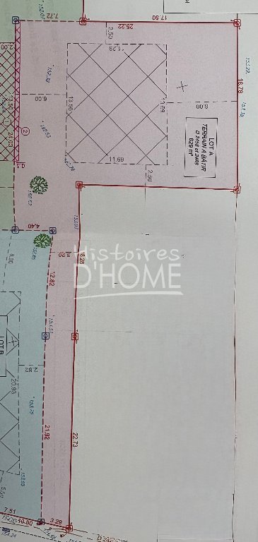 TERRAIN A VENDRE - JOUY SUR MORIN - 629 m2 - 46 000 &euro;