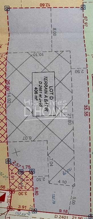 TERRAIN A VENDRE - JOUY SUR MORIN - 406 m2 - 42 000 &euro;